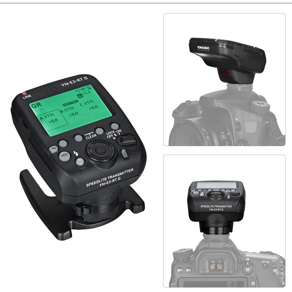 Yongnuo YN-E3-RT II TTL Radio Trigger Speedlite Transmitter as ST-E3-RT for Canon 600EX-RT,Yongnuo YN600EX-RT YN968 EX RT, YN686EX-RT