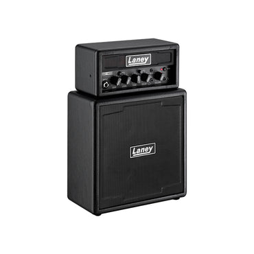 Laney MiniStack 6W Solid State Guitar Amplifier with Clean and Drive Channel and LSI Mini Stack Amp for Electric Guitars (Ironheart)