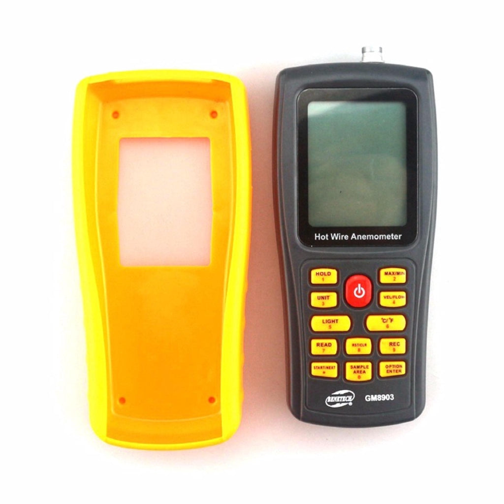 Benetech GM8903 Hot Wire Digital Anemometer 0~30m/s Air Temperature Meter 0~45C Wind Speed Flow Tester with USB