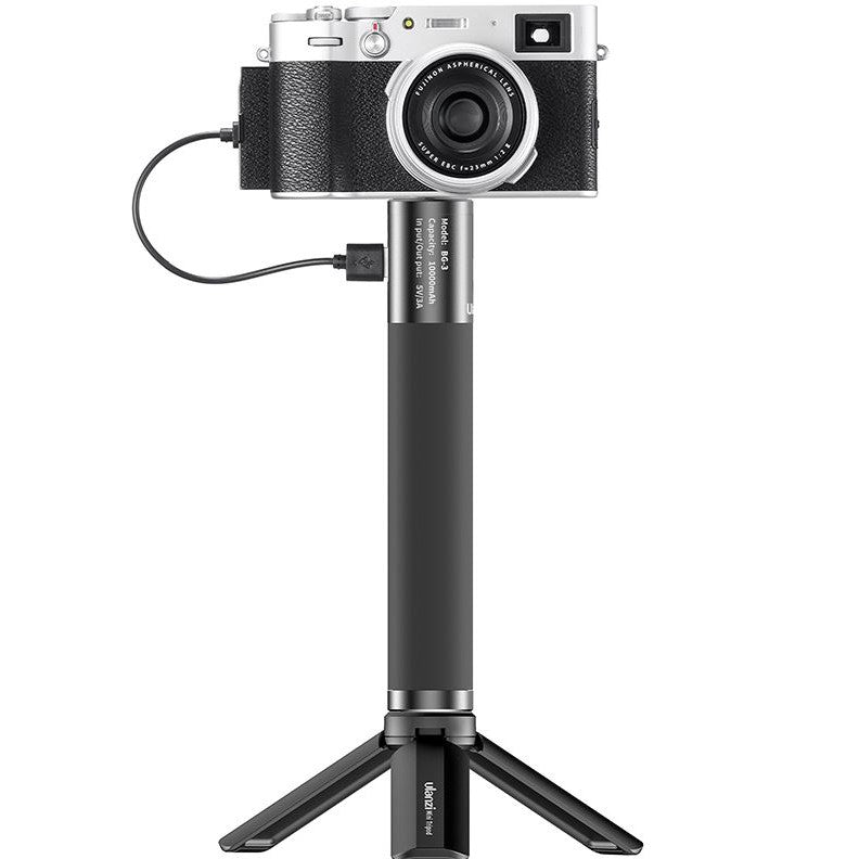 Ulanzi BG-3 10000mAh Battery Power Charger Power Bank Hand Grip with Mini Tripod for GoPro 6 7 8 9 Smartphone Osmo Pocket camera