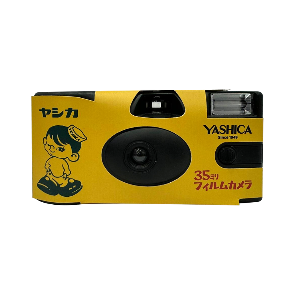 YASHICA Classic Boy Series 35mm ISO 400 F/11 Single Use Film Camera with 27 EXP Exposures for Color Prints and Photography