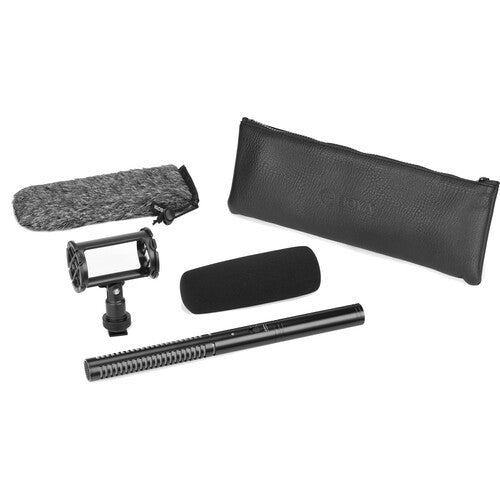 Boya BY-BM6060 Full-size Aluminum Shotgun Microphone Super Cardioid Condenser Mic with Accessories, for Cameras, UPDATED BY-PVM1000
