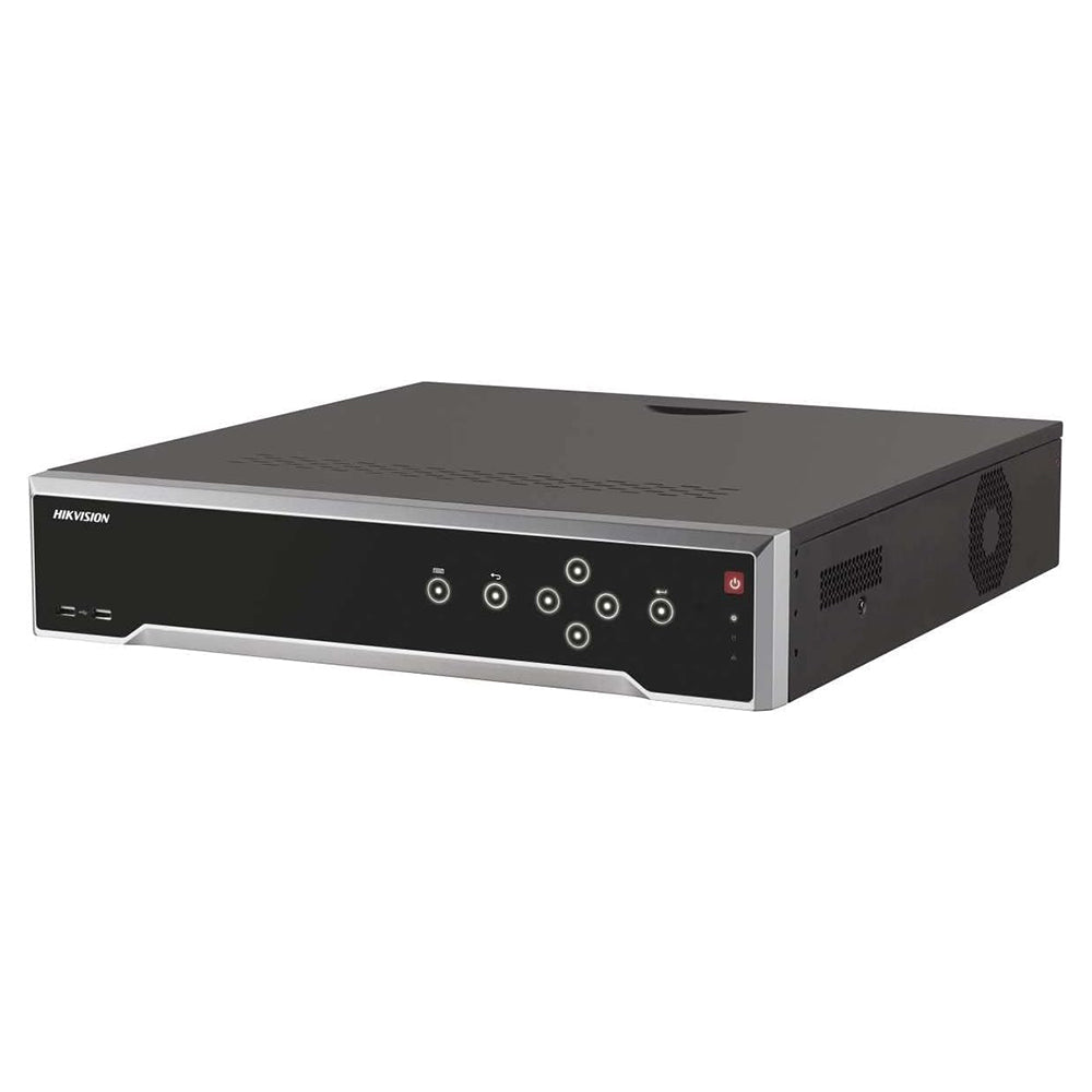 HIKVISION 32 Channel Embedded NVR Network Video Recorder with 4K HDMI & VGA Outputs, Plug & Play 16-Channel PoE, 4 SATA Interfaces, 10TB HDD Storage Capacity for IP Cameras | DS-7732NI-K4 16P