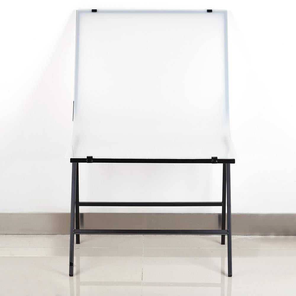 Pxel ST-6X10 Portable Shooting Table Studio Photography 60 X 100CM White Background Backdrop