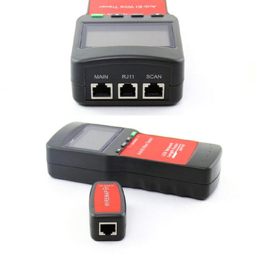 Noyafa NF-8200 LAN RJ45 Wire Cable Tester Ethernet Network Wire Tracker Cable Length Tester With Backlight LCD Display