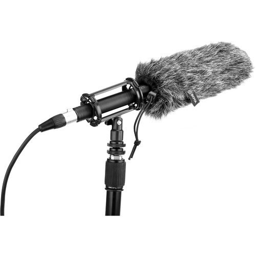 Boya BY-BM6060 Full-size Aluminum Shotgun Microphone Super Cardioid Condenser Mic with Accessories, for Cameras, UPDATED BY-PVM1000