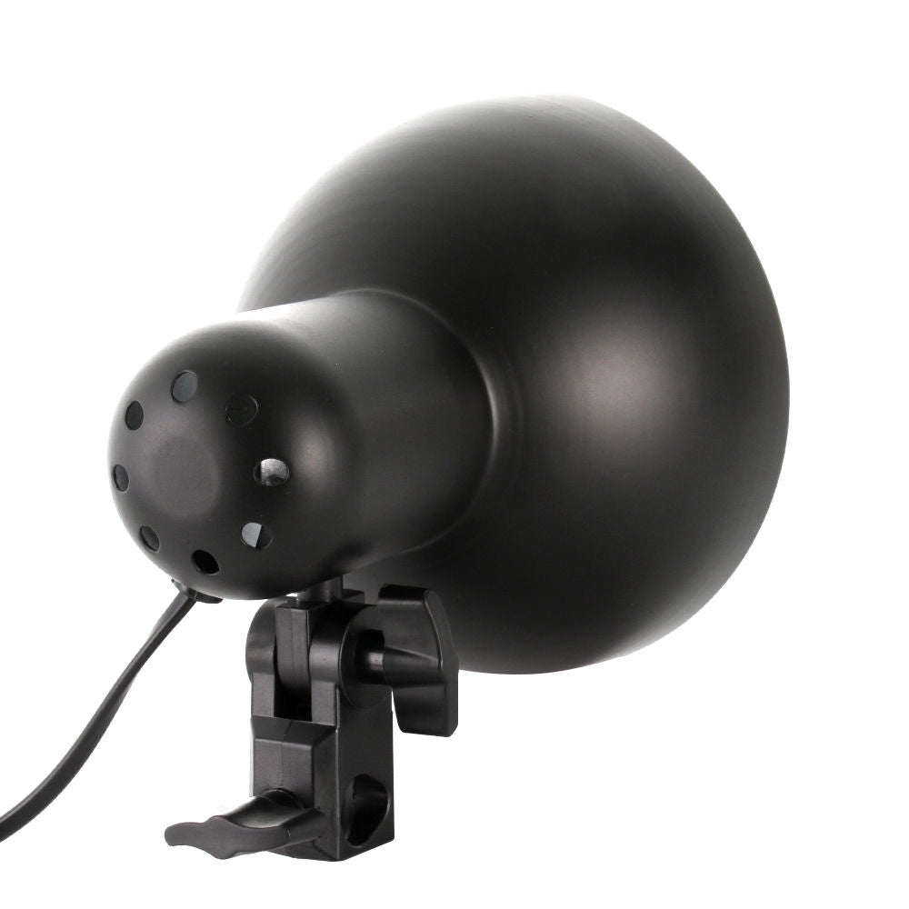 Pxel AA-1B15 Painted Iron Lamp Shade E27 Lamp Holder + Switch for Strobe Light Reflector