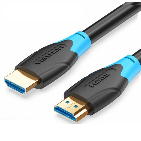 Vention FHD 4K 60Hz High-Speed HDMI Male to Male 5-Meters Gold-Plated Video Cable (AAGBJ) with 18Gbp Bandwidth Support, Mirror and Extended Mode for TV, Monitors, PC, Laptops