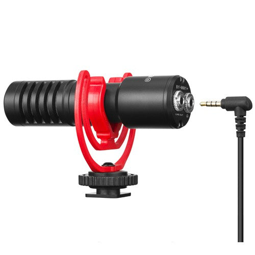 Boya BY-MM1+ Plus Shotgun Microphone for Smartphones, Cameras, PC, Recorders, Tiktok, Livestream Vlogging Youtube