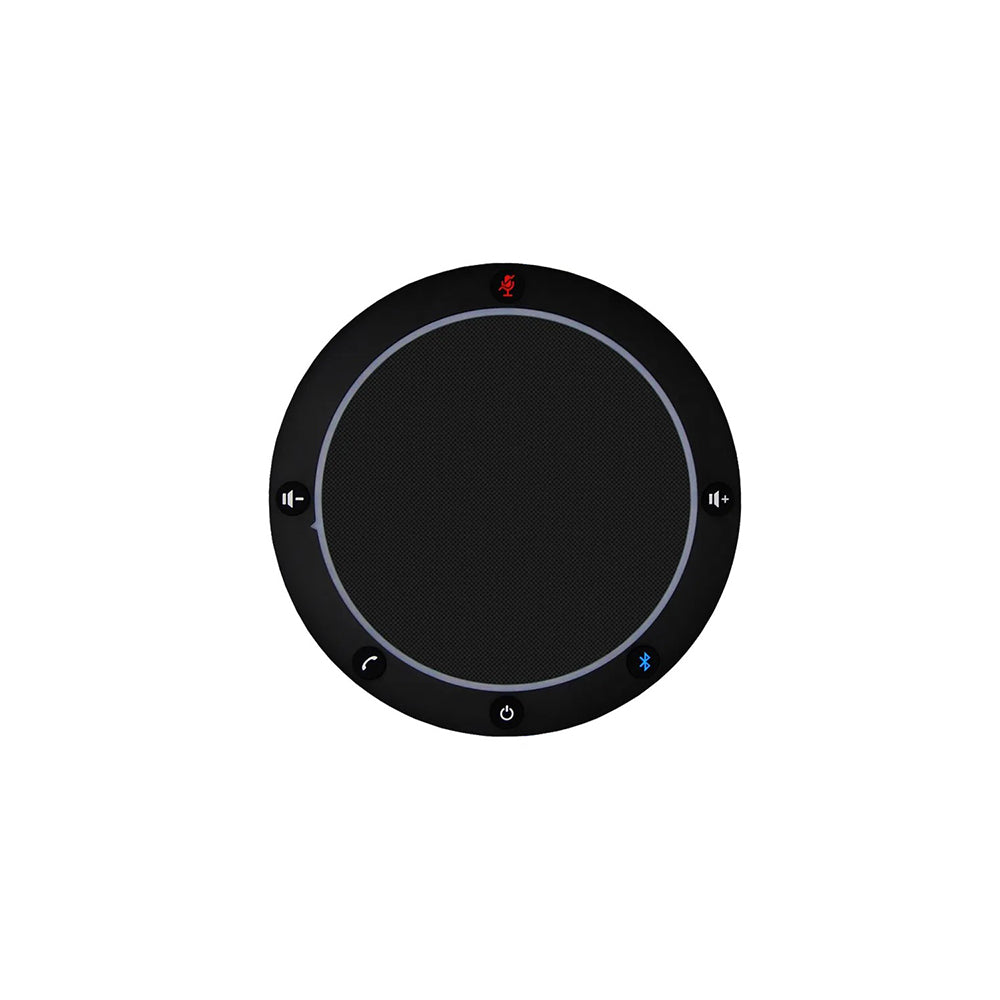 Tenveo NA100B Microphone Conference Speakerphone USB 2.0 & Bluetooth with Built-In Omnidirectional Mic, DSP Echo Cancellation & Noise Reduction and LED Indicators
