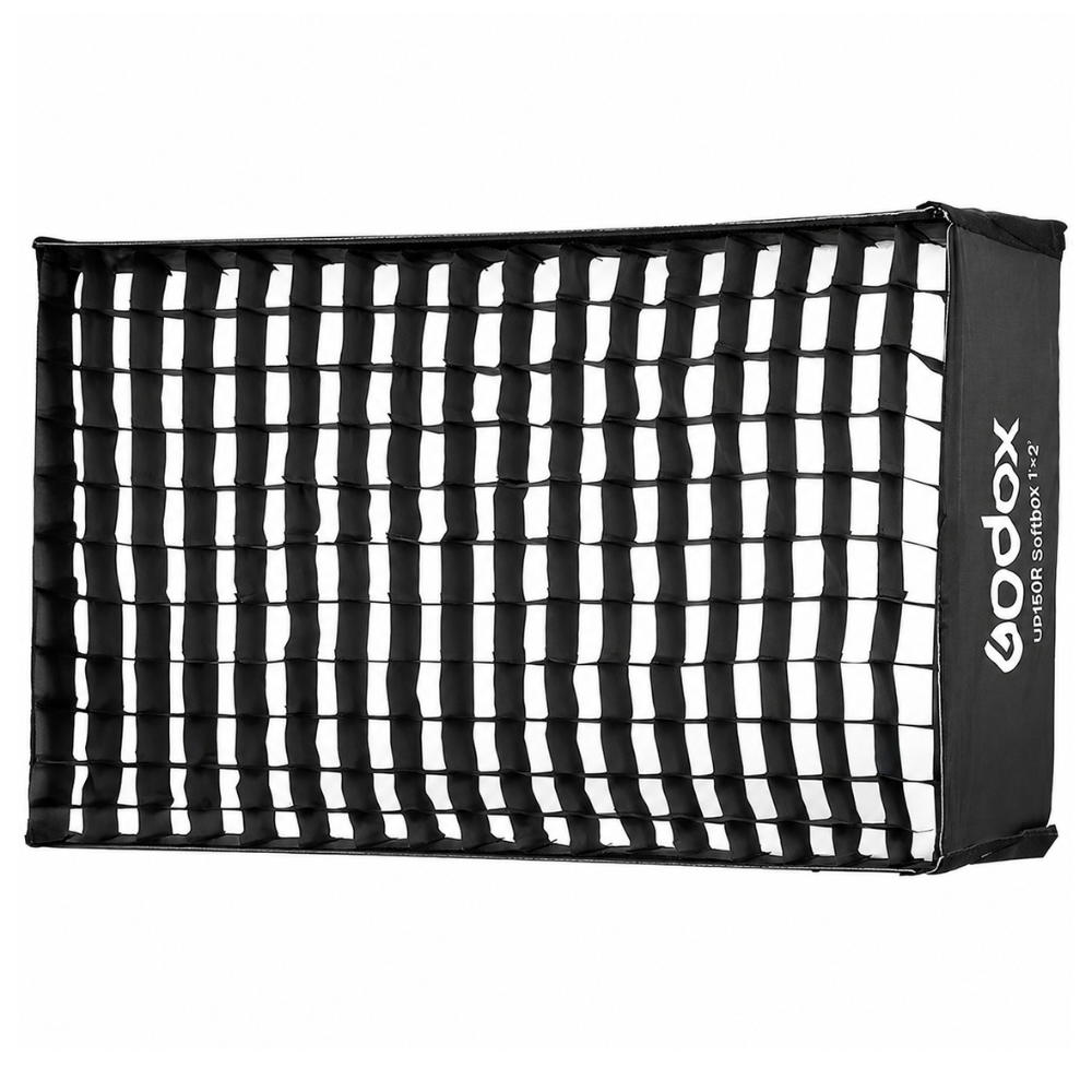 Godox 1x4' / 2x2' Rectangular Softbox with Honeycomb Grid for LiteWafer UP150R LED Light Panel