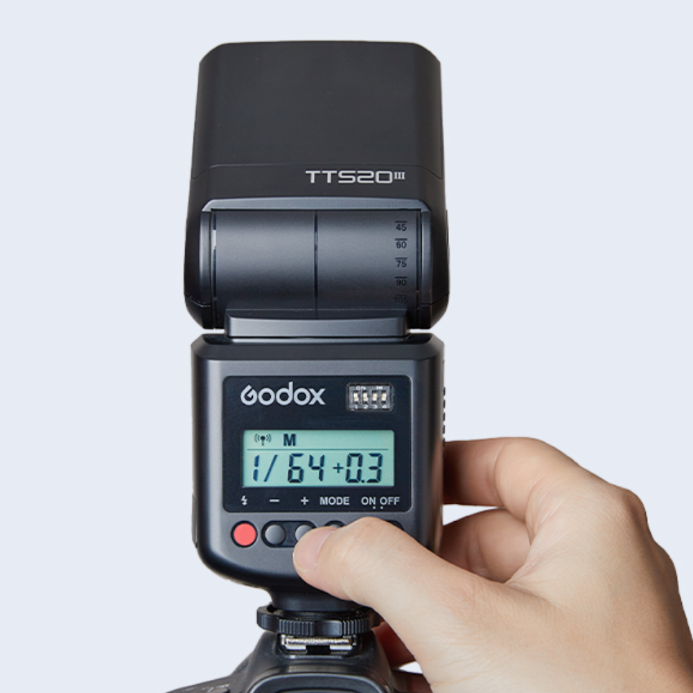 Godox TT520III TT520II ThinkLite Manual Wireless Exterl Camera Flash with 3 Flash Modes, Reflector Diffuser, Vertical / Horizontal Rotation Adjustable Head, Universal Hot Shoe for Studio Lighting and Equipment | TT-520 II TT-520III TT 520III