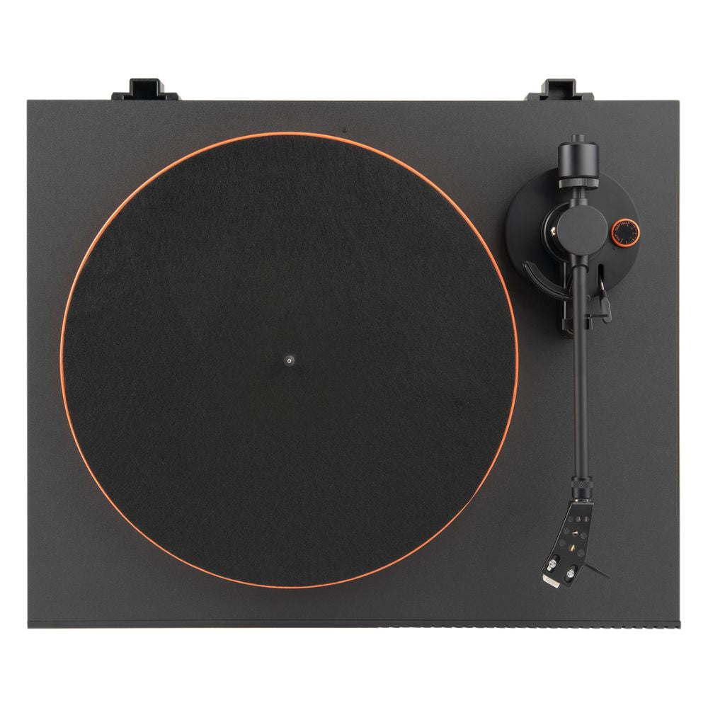 JBL Spinner BT Bluetooth Turntable - Manual Two-Speed Modern-Retro Vinyl Record Player with Removable Headshell for Bluetooth Speakers & Headphones