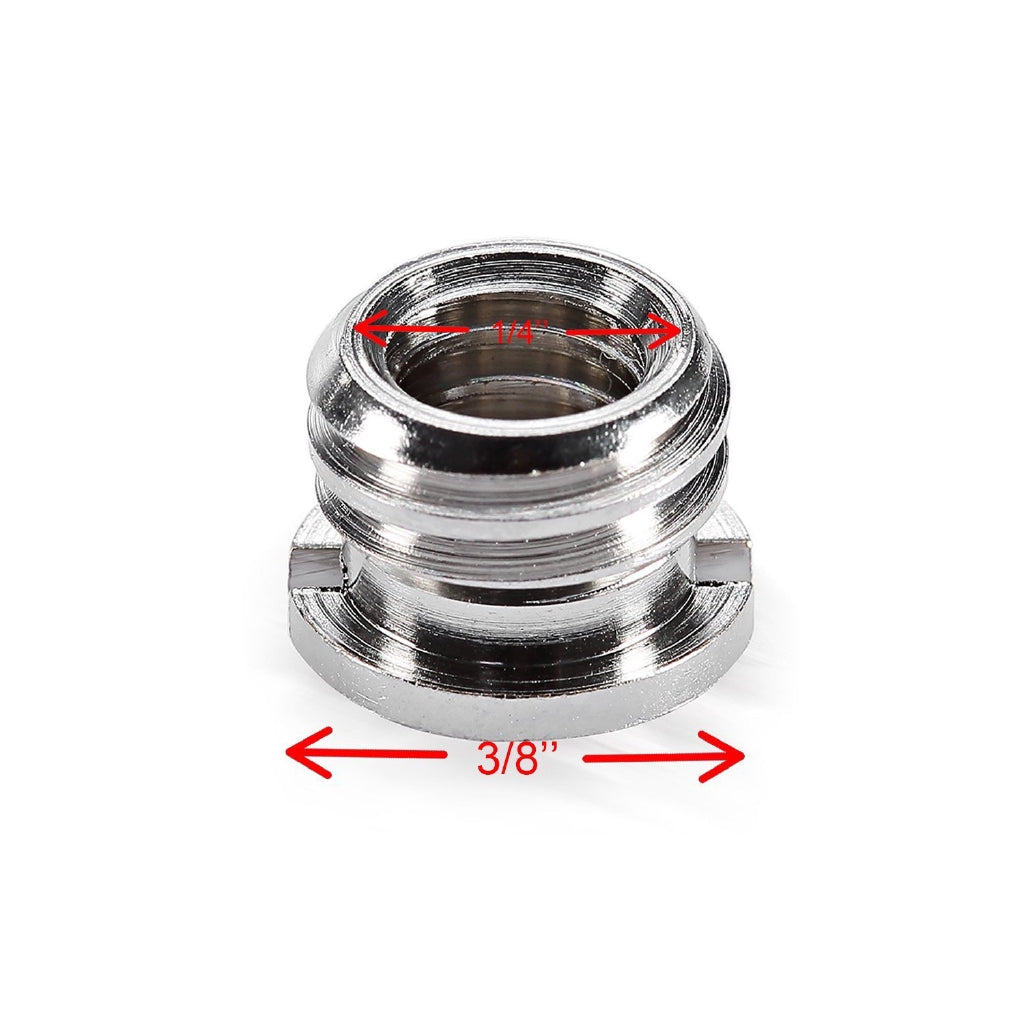 Pxel AA-SA Standard 1/4"-20 Female to 3/8"-16 Male Screw Adapter Reducer Bushing Converter for DSLR Camera Camcorder Tripod Monopod Ball Head Ballhead Video Light Stand