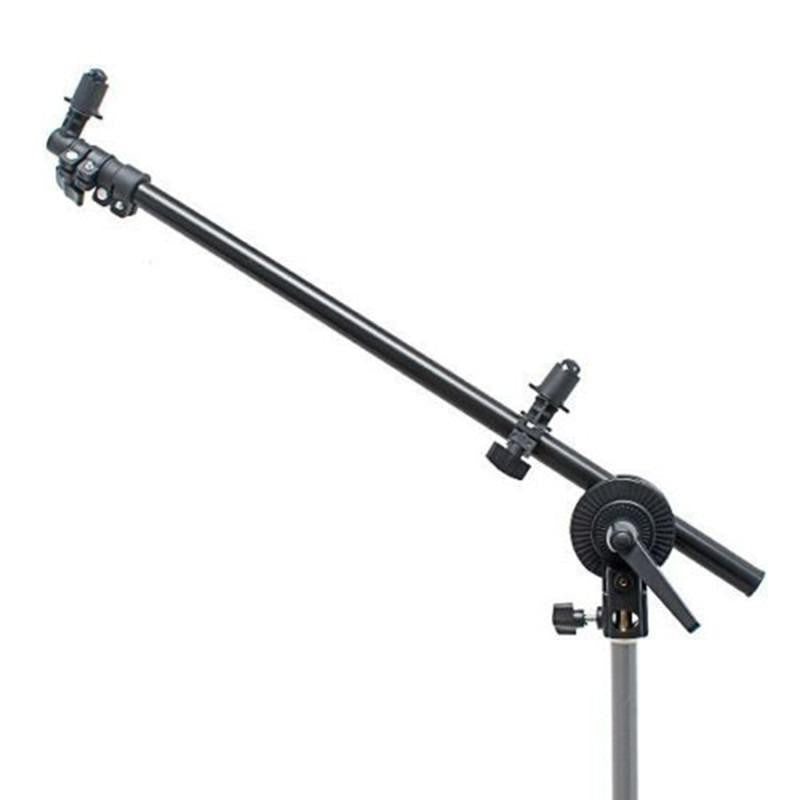 Pxel LS-RH175 Extendable 65cm to 175cm Studio Reflector Holder Arm with Swivel Grip Head Clamp
