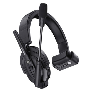 Accsoon CoMo HOST / REMOTE Wireless Intercom Over Ear Headset with Flip-to-Mute Interchangeable Microphone w/ 1300ft Max Operatiol Range, 2320mAh 10Hrs Battery Life, Multi Remote / Slave Links for Audio and Studio Production Equipment