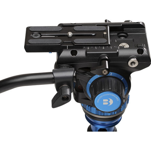 Benro S6PRO Video Fluid Head for Camera, Tripod, Monopod, Slider and Jibs