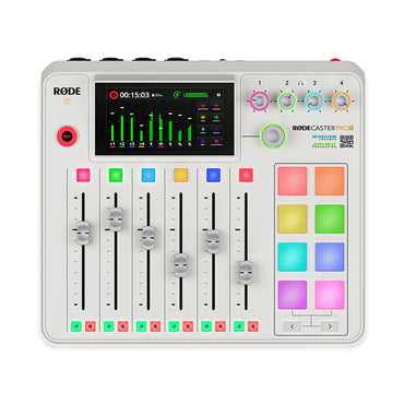 RODE RodeCaster Pro II Integrated Podcast Audio Production Studio powered by APHEX® with Bluetooth and 8 Smart Pads for Musicians, Content Creators, Podcasters, Streamers