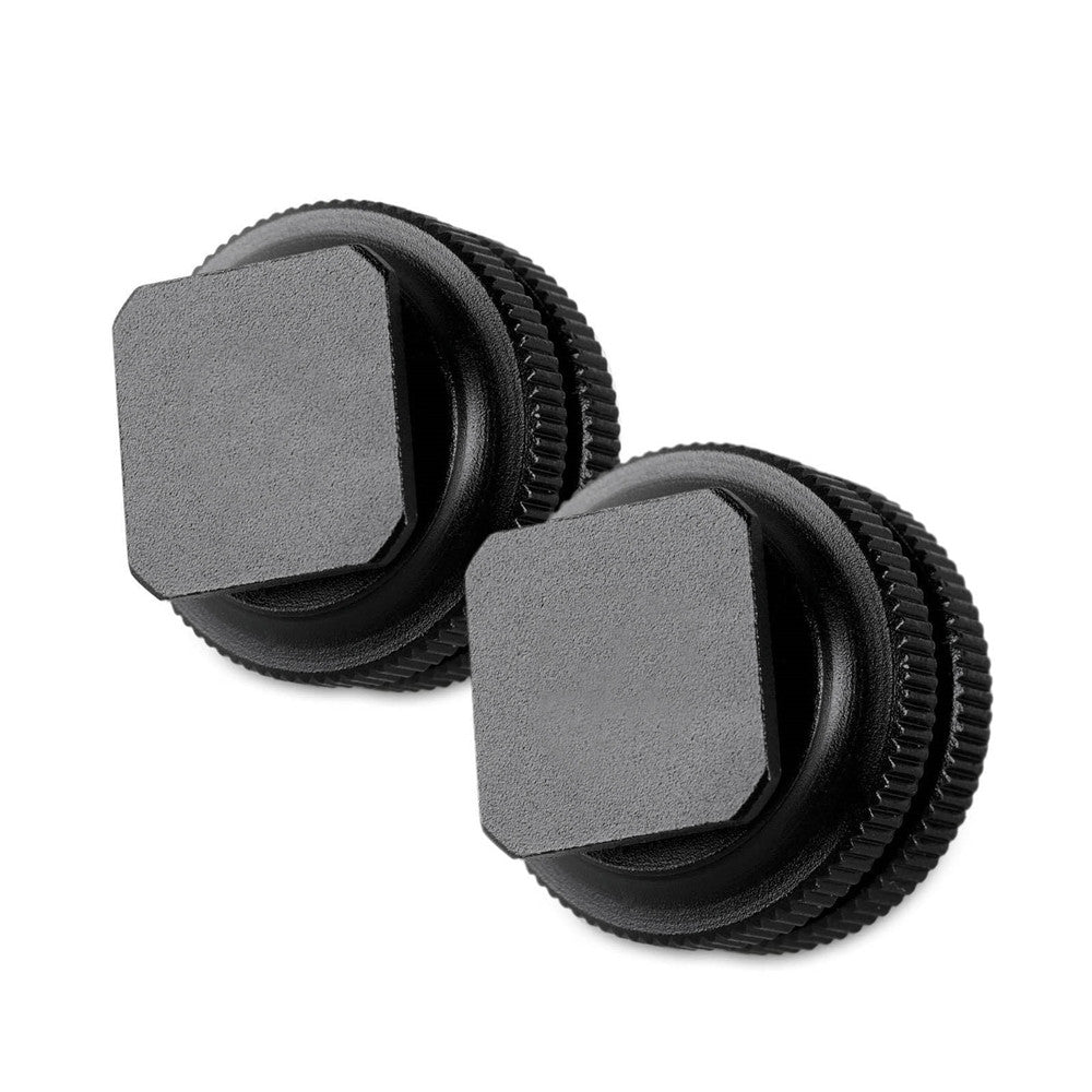 SmallRig Cold Shoe Adapter 2pcs with 1/4" Top Thread and 3/8" Bottom Thread Compatible for Camera Threaded Accessory to Hot Shoe Attachement 1631