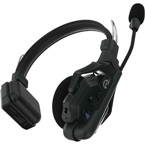 Hollyland Solidcom C1 Pro Full-Duplex (Single) True Wireless Intercom Remote Headset System with Push-to-Talk Function, Two-Mic Environmental Noise Cancellation for Professiol Filmmaking