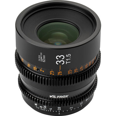 Viltrox 33mm T1.5 Manual Focus APS-C Cine Lens for Micro Four Thirds Mirrorless Camera