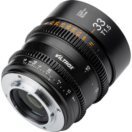 Viltrox 33mm T1.5 Manual Focus APS-C Cine Lens for Micro Four Thirds Mirrorless Camera