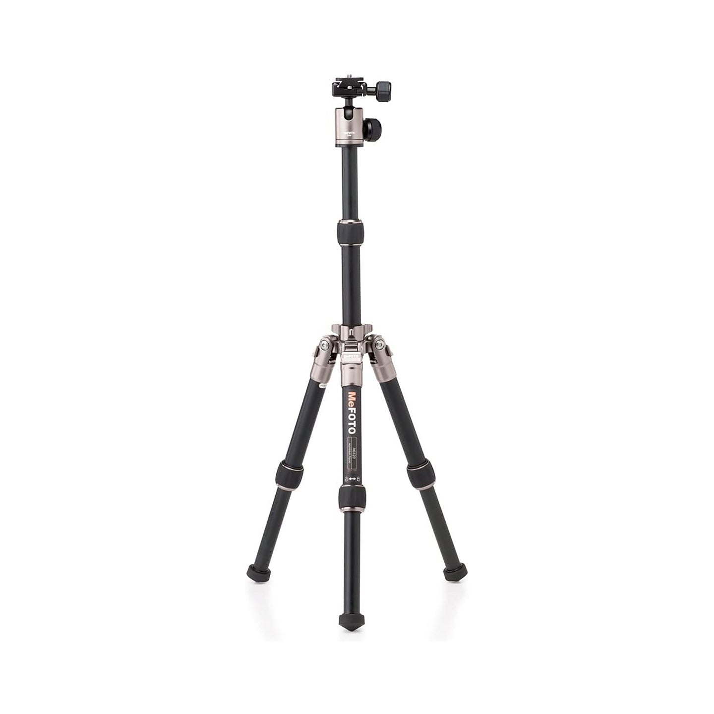 MeFOTO Daytrip Travel Aluminum Tripod with Mini Arca Ball Head, 4kg Load Capacity, Reverse Folding Function (Available in Black, Blue, Green, Orange, Purple, Red, Titanium)