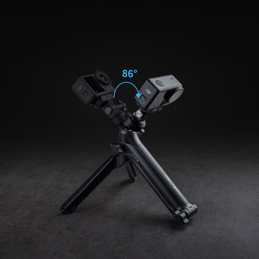 PGYTECH CapLock MantisPod Multifunctiol Action Camera Tripod with Quick Release Clamp, Panoramic Ball Head, Three-Section Arm, and 1/4" Screw Adapter for Insta360, DJI, GoPro, Compact Cameras, and Smartphone Holders | P-GM-158