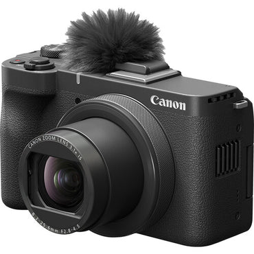 Canon PowerShot V1 22.3Mp 1.4" DIGIC X CMOS Sensor Digital Camera with 16-50mm Power Zoom Lens, Digital IS, 4K 60p Video Record, Built-in Cooling Fan, 3 Microphone Array, 3" Vari-Angle LCD Touchscreen for Vlog Vlogging Content Creators