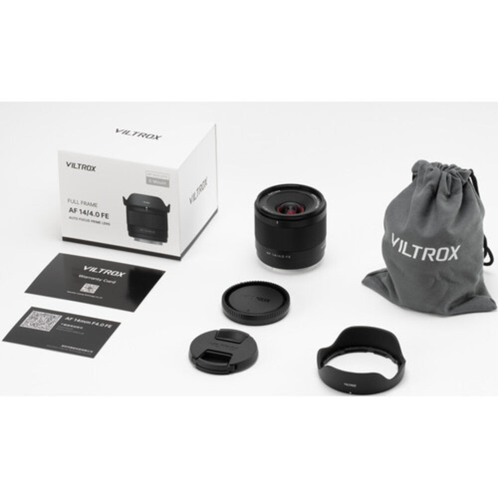 Viltrox AF 14mm F4.0 Air Series FE Full-Frame Prime Lens for Sony E-Mount APS-C Ultra-Wide View Angle with STM Autofocus Motor for ZV-E10, A6700, A6300, A6500, A6400, A6600, A6100, A3000, A5000, A6000, A3500, A5100 Mirrorless Cameras