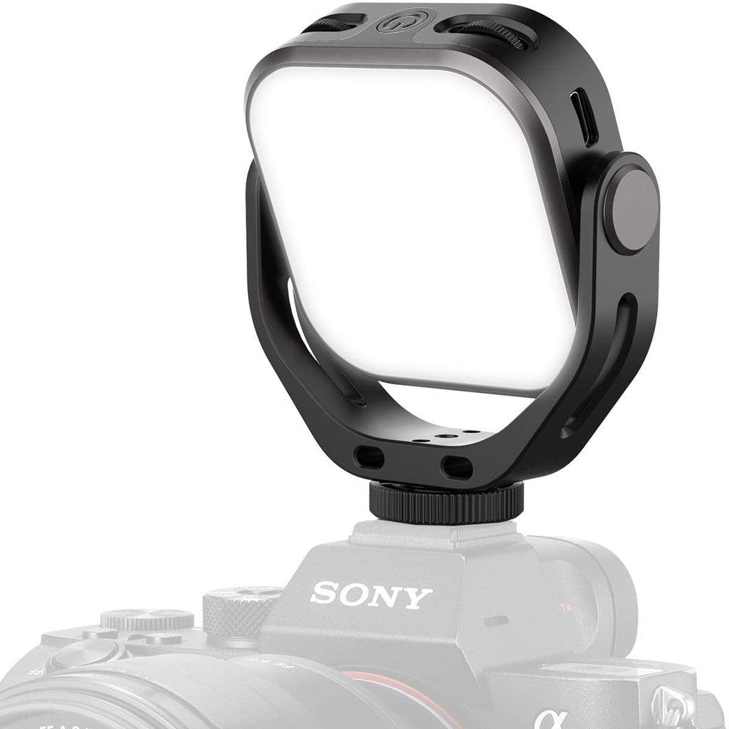 VIJIM by Ulanzi VL66 360 Rotatable LED Video Light with Cold Shoe 2000mAh Built-in Battery 3200K-6500K