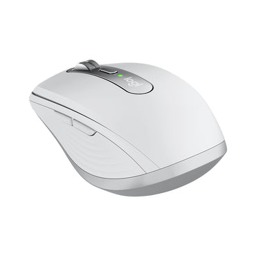 Logitech MX Anywhere 3 Wireless Mouse Type C with 2.4GHz Bluetooth Connection, 4000 DPI, Ultra-Fast Scrolling, and Up to 70 days Battery Life for Chrome OS, Linux, Mac, Windows, iPadOS - Variation - Pale Gray for Mac