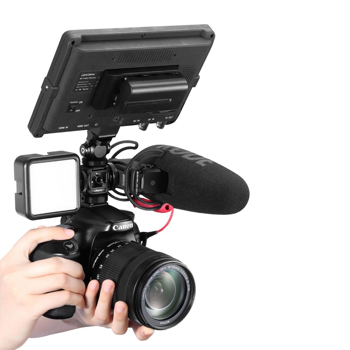 Ulanzi PT-12 Triple Cold Shoe Mount for Cameras Microphone Lights | JG Superstore