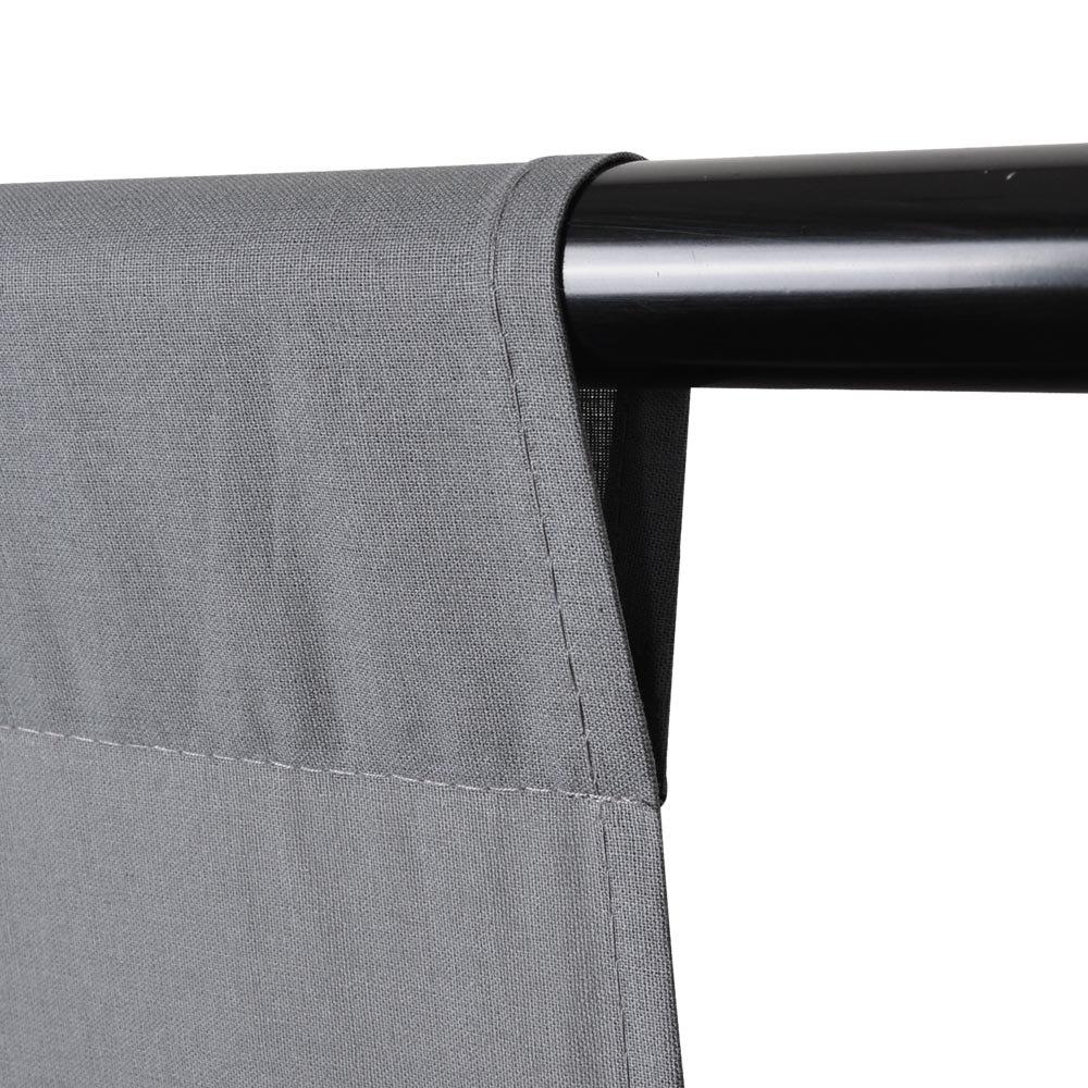 Pxel AA-ML1827GRY 180x270 cm Seamless Gray Background Cloth Backdrop 6x9 Feet Muslin