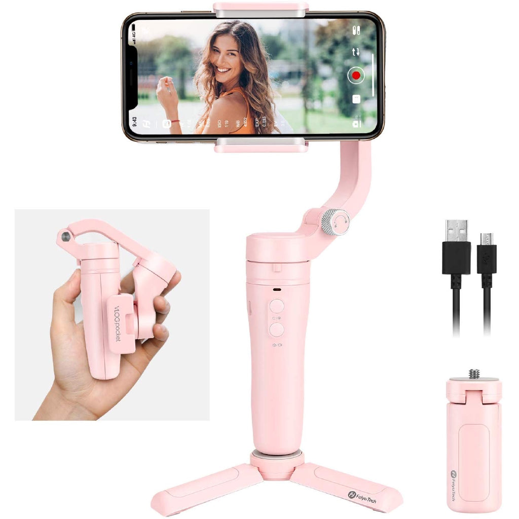 FeiyuTech VLOG Pocket 3-Axis Handheld Gimbal Stabilizer for Smartphones