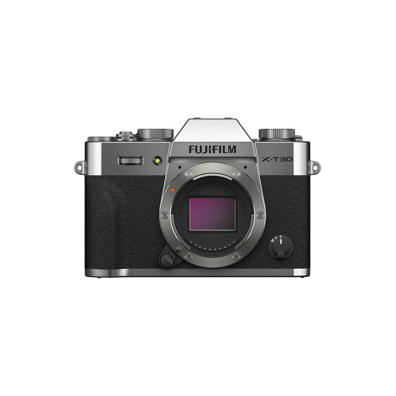 FUJIFILM X-T30 II Mirrorless Camera Body with 26.1MP APS-C X-Trans BSI CMOS 4 Sensor, DCI & UHD 4K 30 Video F-Log Gamma, 30 fps Shooting, Wi-Fi Bluetooth, 425-Point Phase-Detection Autofocus, Ultra-Sonic Vibration Sensor Cleaning