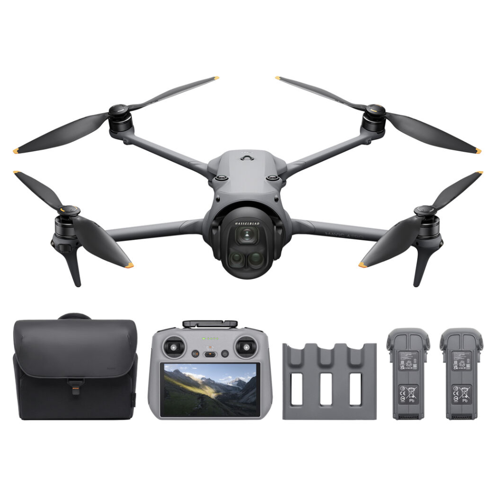 DJI Mavic Pro Fly More Combo Drone DJI RC Remote w/ 3-Axis