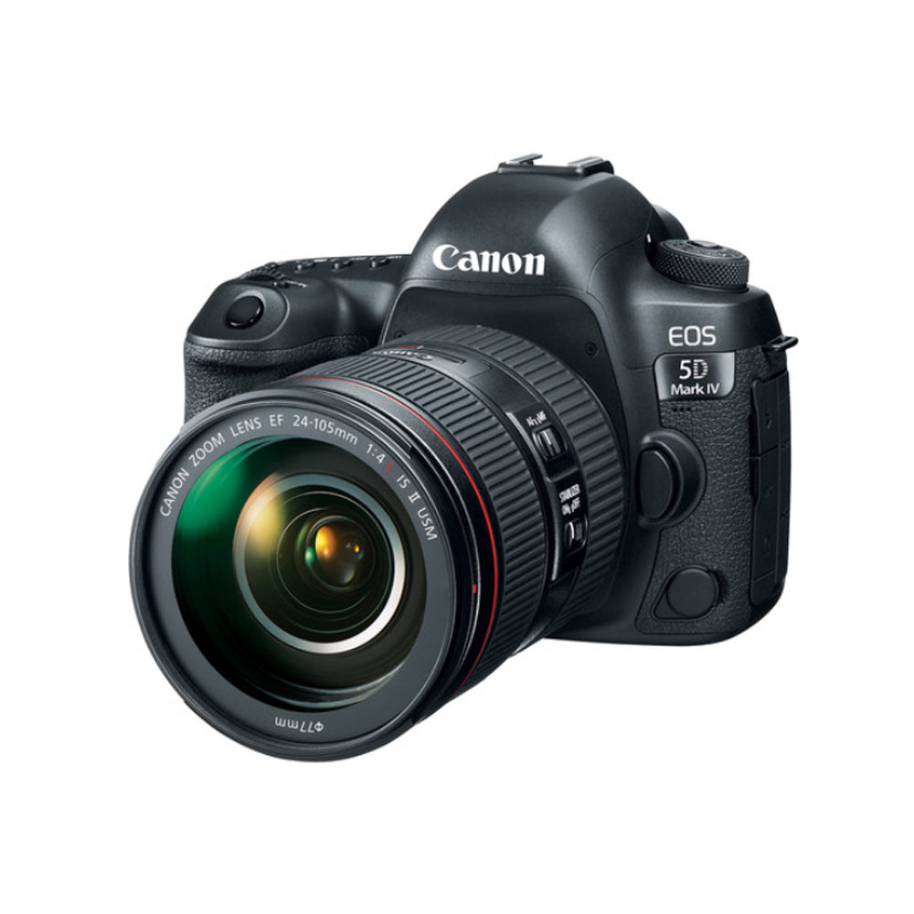 Canon EOS 5D Mark IV DLSR Digital SLR Camera with EF 24-105mm f/4L IS II USM Lens Kit, 30.4MP Full-frame CMOS Sensor DIGIC 6+ Image Sensor, 4K UHD Video Recording, GPS & Wi-Fi, Touch Screen LCD Display, Dual Memory Card Slots