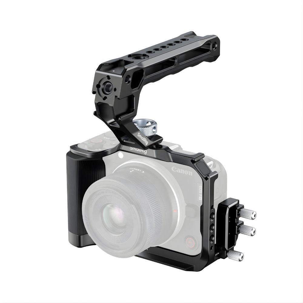 SmallRig Camera Cage for Canon EOS R50 V Kit with Arca Quick Release Plate and ARRI Anti-Twist Mount