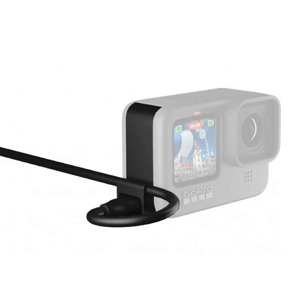 GoPro USB Pass Through Exterl Power Battery Door with 1m USB Type-C Cable for HERO 10 / 9 BLACK Action Cameras | ADCOD-001