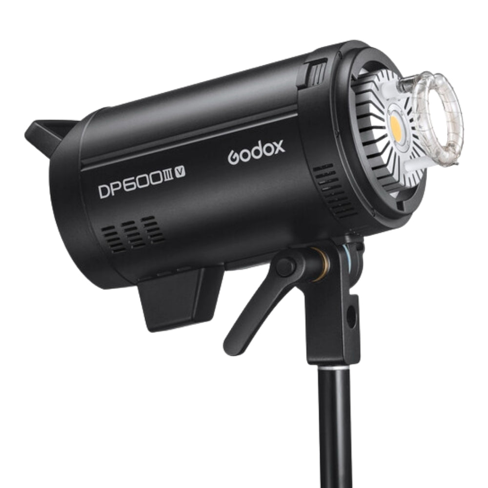 Godox DP600III-V DP600III Professional 600W Studio Strobe Flash Light with 2.4GHz Wireless X System, 5600K~5800K CCT, LCD Screen Display, Control Port and Bowens Mount Compatible for Photography Lighting and Studio Equipment