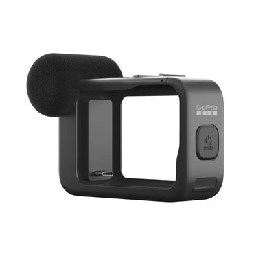 GoPro Media Mod Action Camera Vlogging Frame Rig with Built-In Directiol Microphone and Windscreen, 3.5mm Jack and HDMI Ports and Cold Shoe Mounts for HERO 13 / 12 / 11 / 10 / 9 BLACK | ADFMD-001