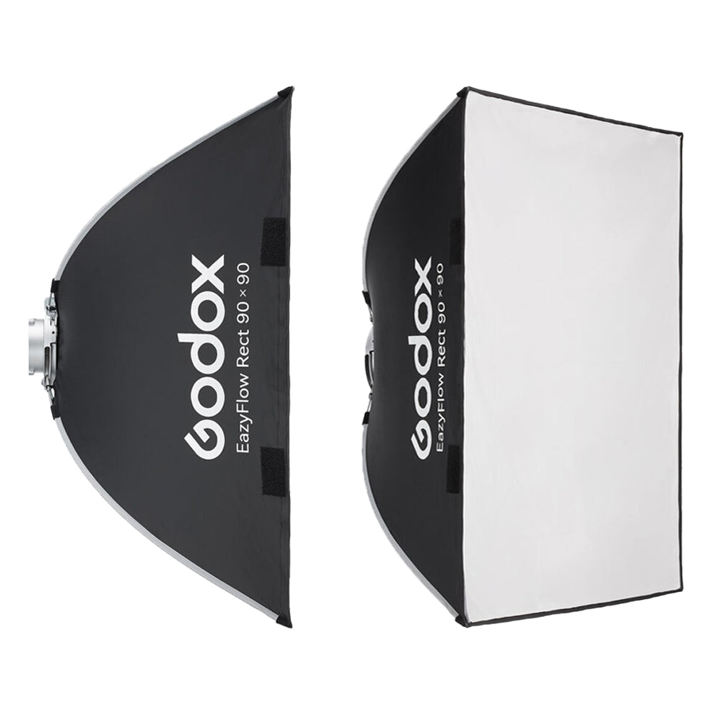 Godox EazyFlow Foldable Softbox with Interchangeable Mount, Bowens Speed Ring, Diffusers, and Grid