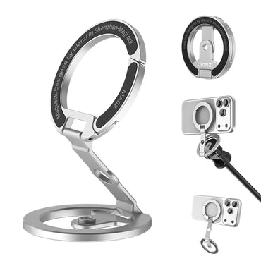 Ulanzi MA02 MagLock Dual Magnetic Phone Stand | Black / Silver