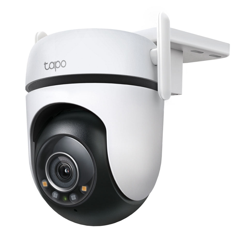 TP-Link Tapo 520WS 2K QHD Smart AI WIFI CCTV Camera with 360° Pan / 130° Tilt, Starlight Color Night Vision, IP66 Weatherproof, Sound and Light Alarm, Motion Tracking and MicroSD Slot for Home Security