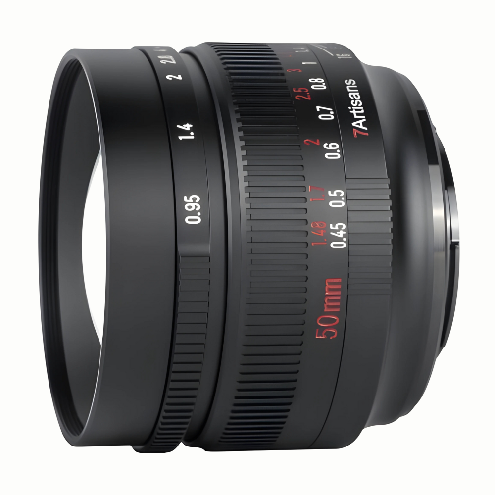 7Artisans 50mm F/0.95 APS-C Format Canon EOS-R Mount Portrait Prime Lens MF Manual Focus for Mirrorless Cameras