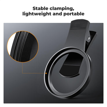 K&F Concept ND2 4 8 16 32 Neutral Density / CPL Circular Polarizer / Black Diffusion Mist Lens Filter + Smartphone Clamp Kit, 18 Anti-Reflector Layers, Compatible with 67mm Threads