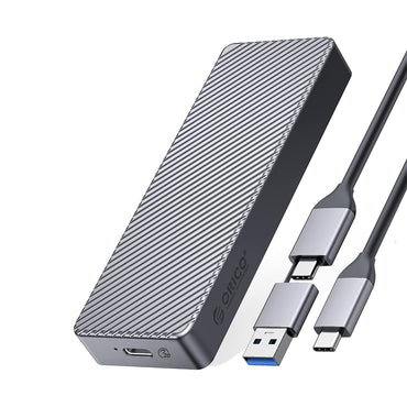 ORICO M.2 SATA / NVME SSD Solid State Drive Enclosure with USB3.2 Gen 2 x2, 20Gbps Transfer Rate, 4TB Max Capacity with PCIe 3.0, TRIM, UASP and SMART Function for Smartphone PC Desktop Laptop | M213C3-G4 | Gray, Rose Gold, Silver