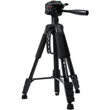 K&F Concept 3-Way Pan/Tilt Head Aluminum Tripod with Tablet/Smartphone Holder & Bluetooth Remote, 360° Ball Head