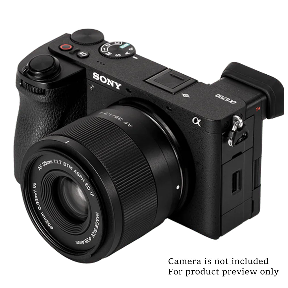 Viltrox Air Series 35mm F/1.7 Sony E Mount AF Autofocus Silent STM APS-C Format Normal Length Prime Lens with High Quality Optics, Eye and Face Auto Focus Detection for Mirrorless Cameras, Dreamy Bokeh, Photography and Videography